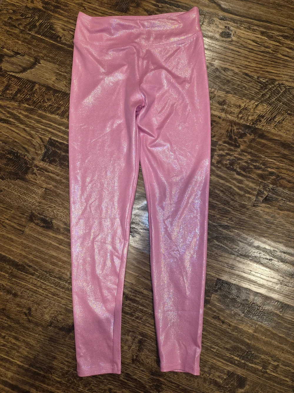The Children's Place Girls Shiny Pink Girls' Leggings Sz 10